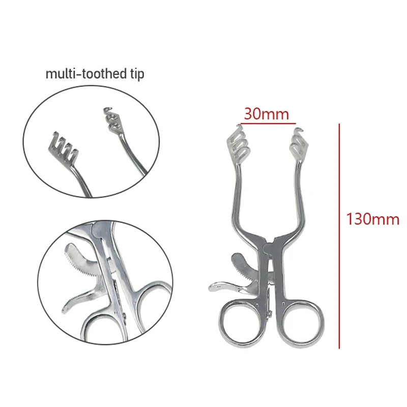 

Weitlaner Retractor Stainless Steel Self-Retaining Retractor Orthopedics Veterinary Surgical Instruments 5Types Optional