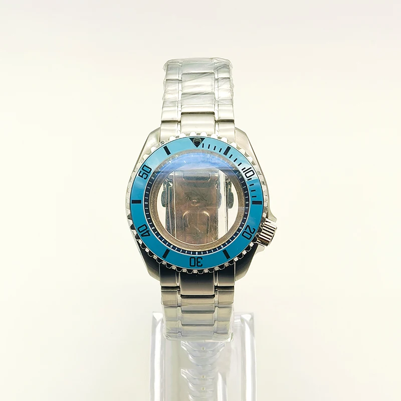 

42mm SKX007 Watch Case Transparent Back Cover Fits NH35 NH36 7S26 4R35 Automatic Movement Dome Double Sapphire Glass Watch Cases