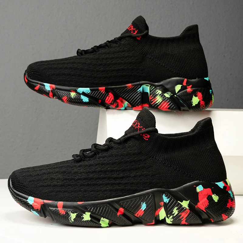 

MAEDEF Athletic Shoes for Men Lightweight Breathable Training Running Shoes Non Slip Workout Walking Shoes Comfortable Sneakers