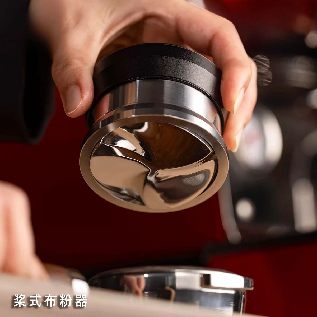 Cloth powder dispenser Italian coffee cloth powder needle self-gravity constant pressure impact powder hammer stirring vinyl