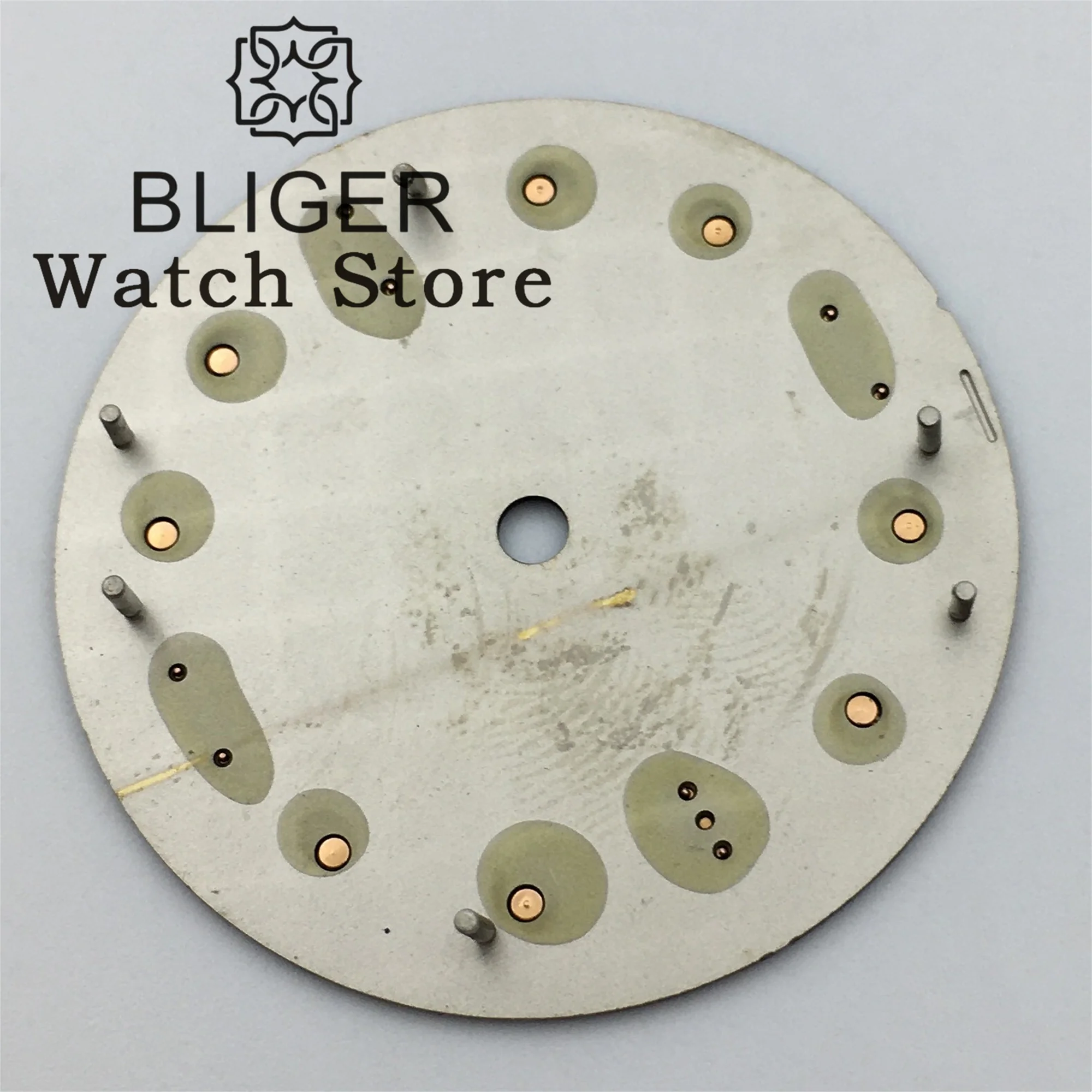 BLIGER 29 مللي متر التدرج الهاتفي خمر أسود براون NH35 NH36 ETA2824 2836 PT5000 ميوتا DG ساعة يد تعمل بالحركة تعديل الملحقات #5