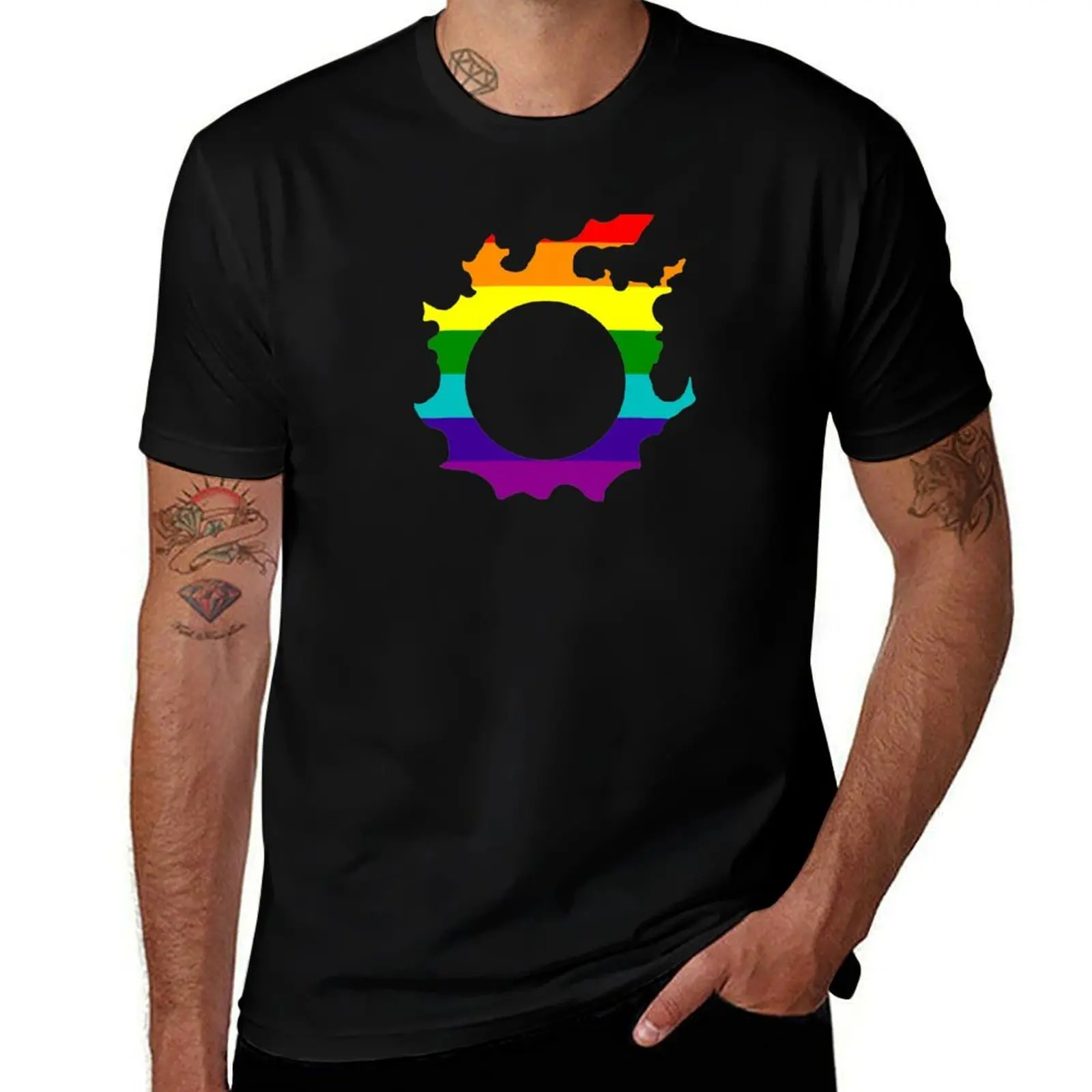 

FFXIV Pride T-Shirt man t shirts graphic t shirts for man cotton funny funny t shirts man T-shirt