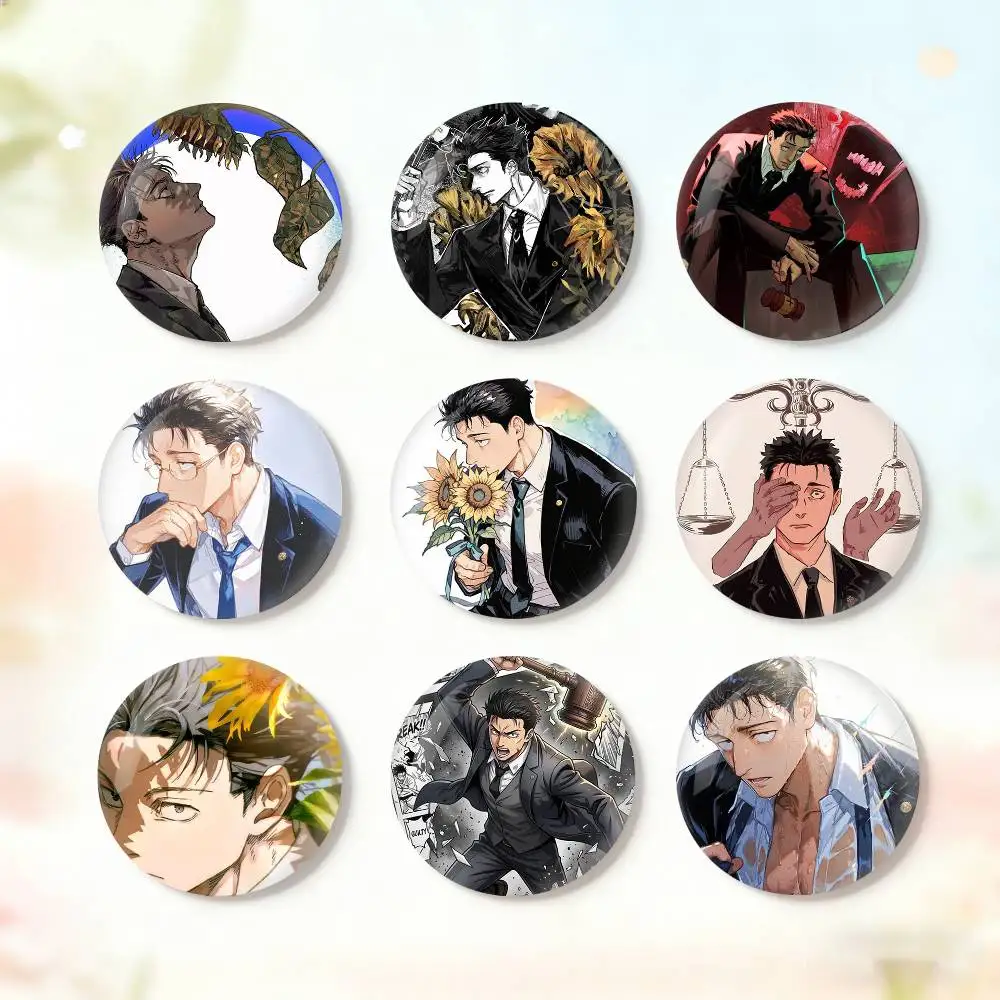 

H-Hiromi H-Higuruma-A Badge Tinplate Soft Button Pin Brooch Metal Badge Custom Jewelry Accessories Hat Bag Lapel