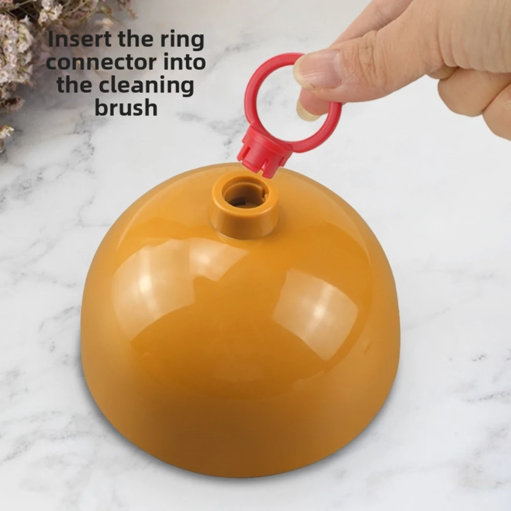 

Электрическая круглая щетка с 4-дюймовой нейлоновой головкой и стержнем из стальной проволоки для быстрого и эффективного удаления грязи, совместима со сверлами