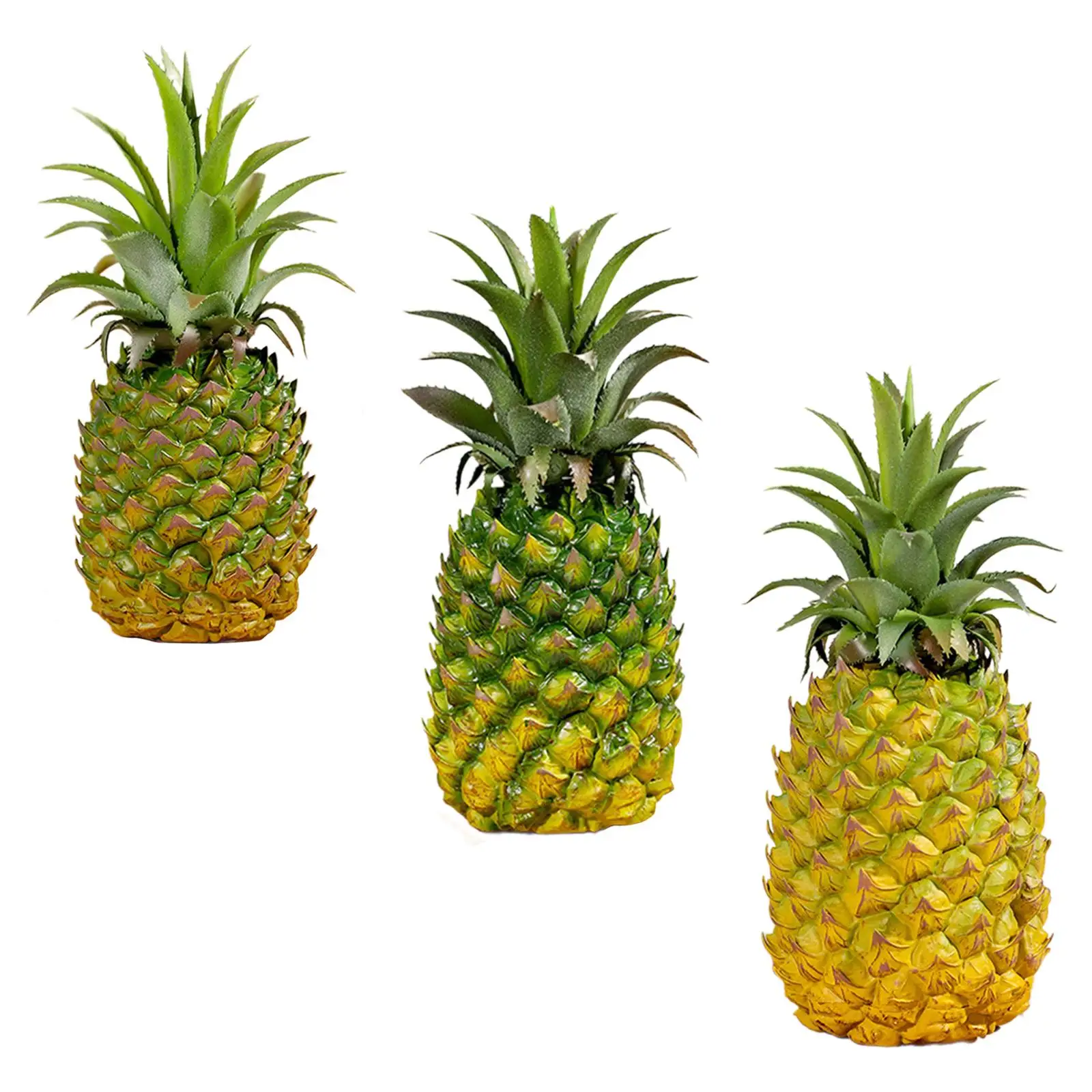 Artificial Pineapple Figurine Versatile Simulated Fruit Decoration for Bedroom Cabinet Children Education Photo Prop Kids Toys