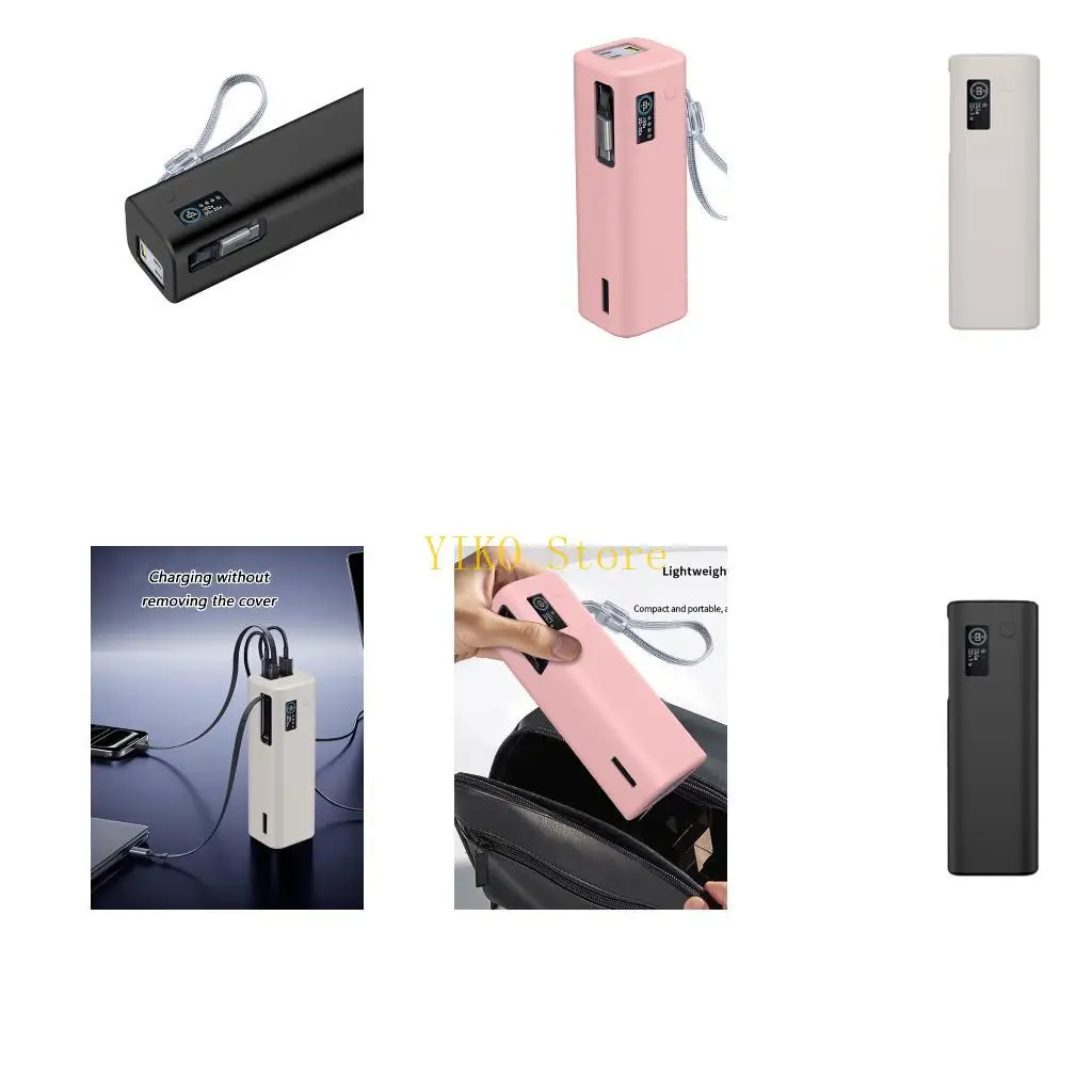 

K32C Ergonomic Silicone Holder Case Housing Skin For E0028Q Power Supply Adapter