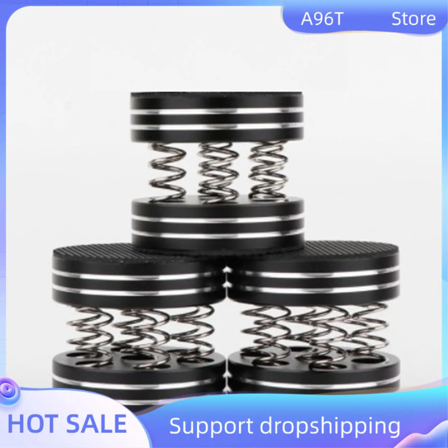 

A96T 8Pcs Audiophile Shock Spikes Spring Damping Pad HIFI Stand Feet Speaker Spike Audio CD Amplifier Foot Pad