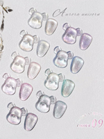 1/9PCS 2025 New Nail Art UV Gel with Ultra-Fine Glitter, Shattered Diamond Effect, Dreamy Mermaid Pearl Aurora Gel, Transparent