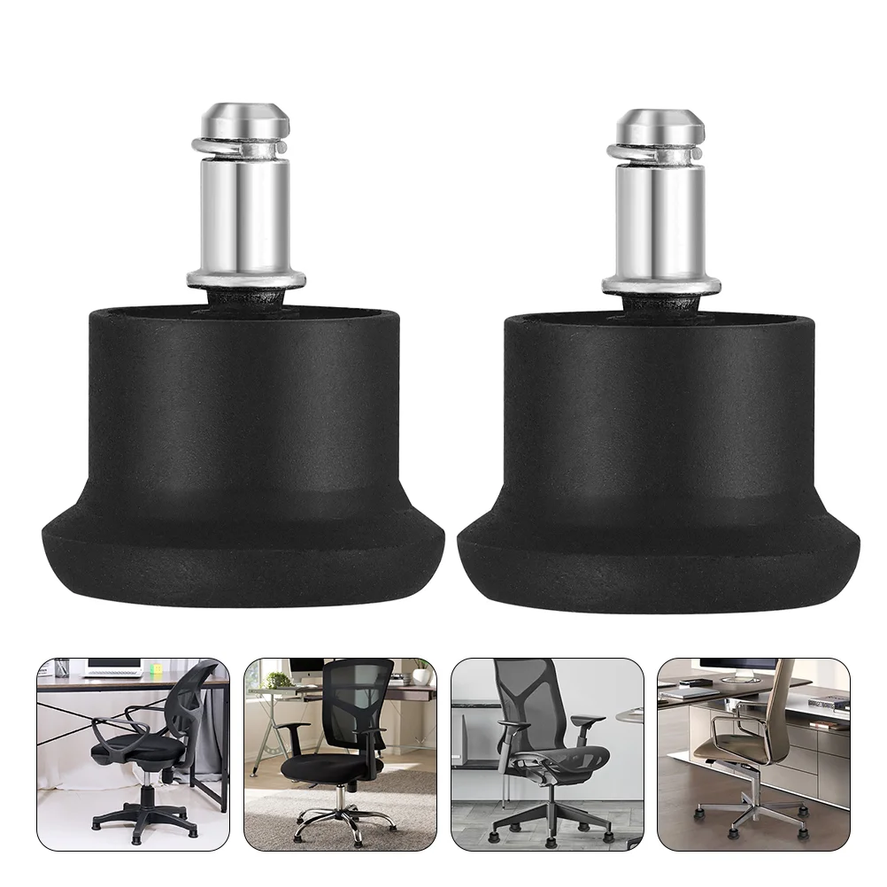 15 Pcs Chair Fixed Foot Pad Office Wheel Stopper Feet Glide Base Glides Area Rugs Swivel Stationary Desk Protector Rubber