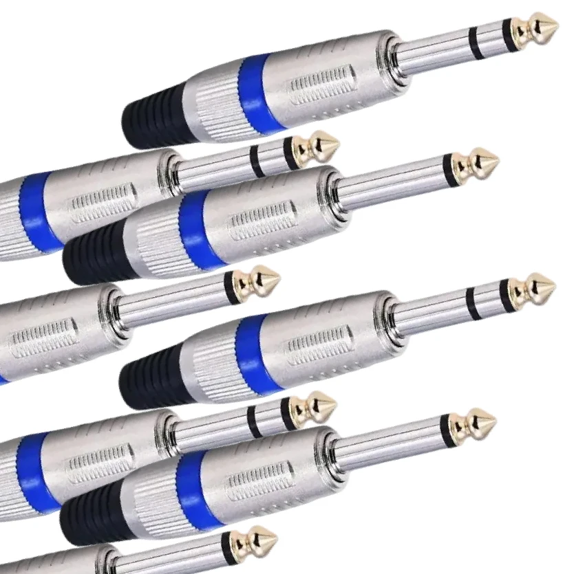 

Аудиоразъем для микрофона 6,35 мм, 2/3-контактный, моно/стерео, под пайку