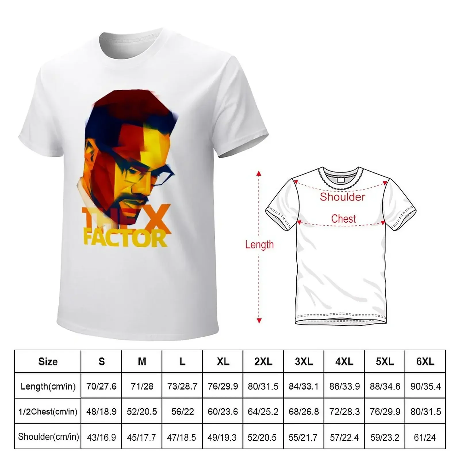 The X Factor T-Shirt plus sizes shirts graphic summer top mens plain t shirts