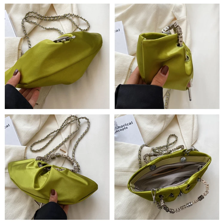 Bolso bandolera de hombro para mujer, bolsa de mano informal, a la moda, 2024