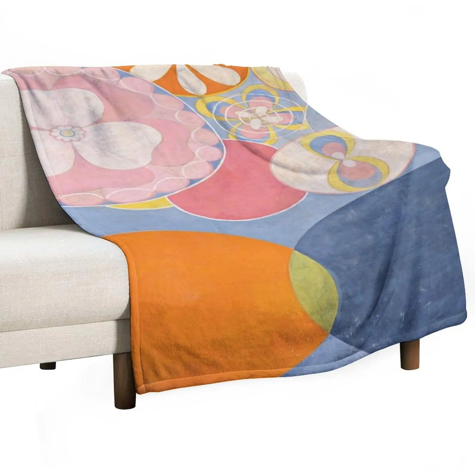 Hilma af Klint - The Ten Largest, No. 02, Childhood, Group IV Throw Blanket cosplay anime Weighted Single Blankets