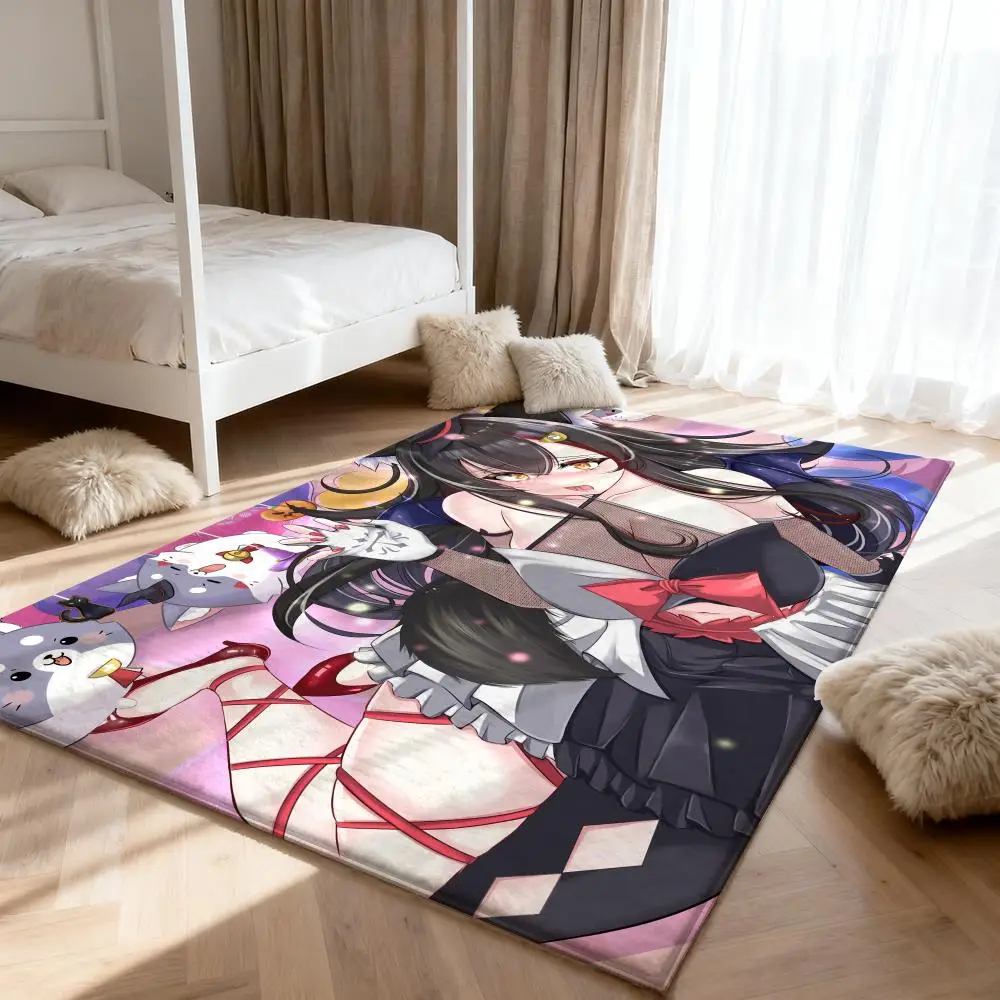 

O-Ookami MioS sexy Floor Mat Soft Thickened Absorbent Non-Slip Bedroom Living Room Door Mat Home Decor Flannel Rugs