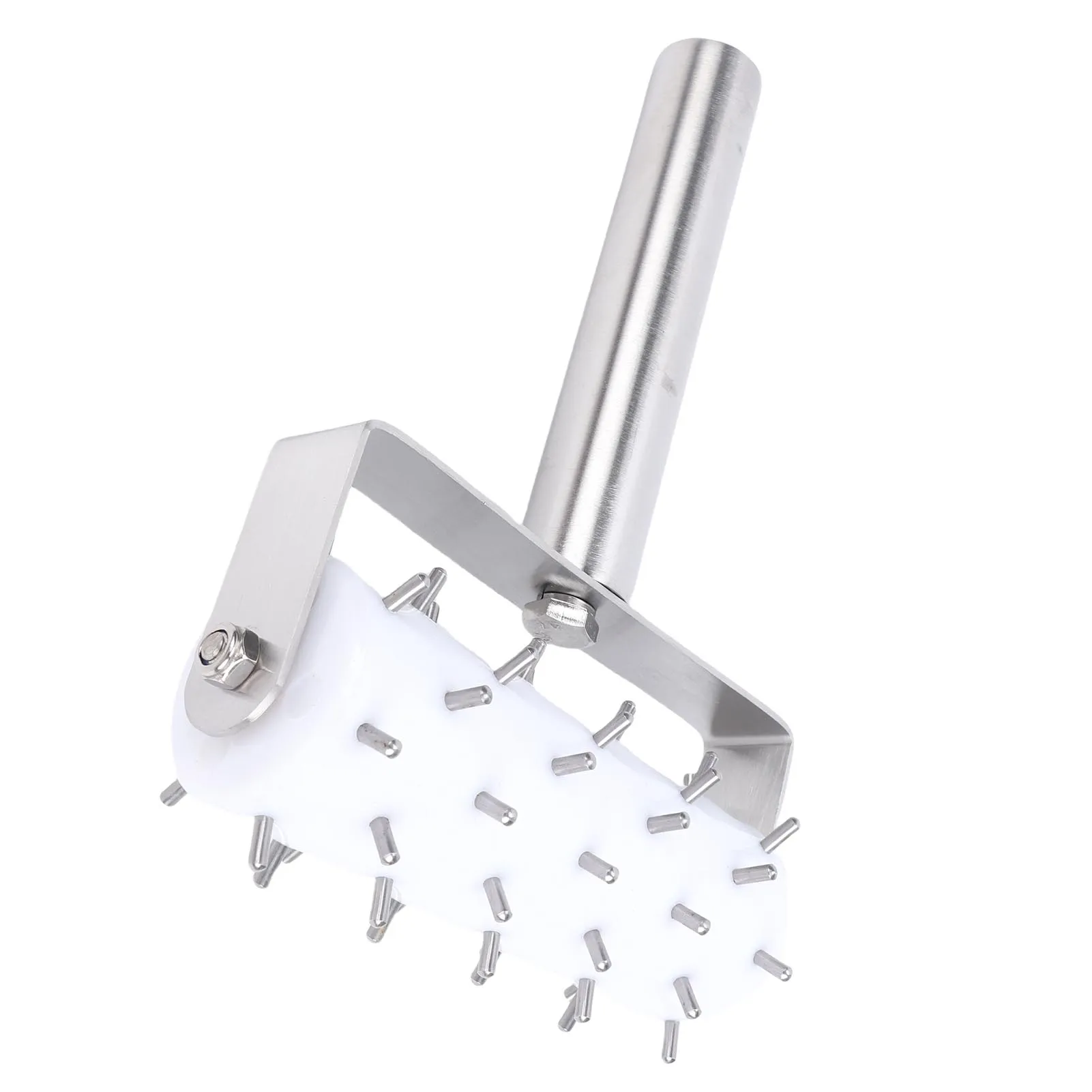 بيتزا عجينة دوكر الفولاذ المقاوم للصدأ المعجنات العجين صانع ثقب البيتزا الأسطوانة مع المسامير لمفرقعات فطيرة الخبز محلية الصنع