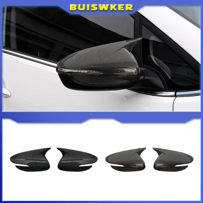 

For Kia Forte K3 2013 2014 2015 2016 2017 2018 Outside Rearview Mirror Cover Wing Door Side Mirror Shell Cap Housing