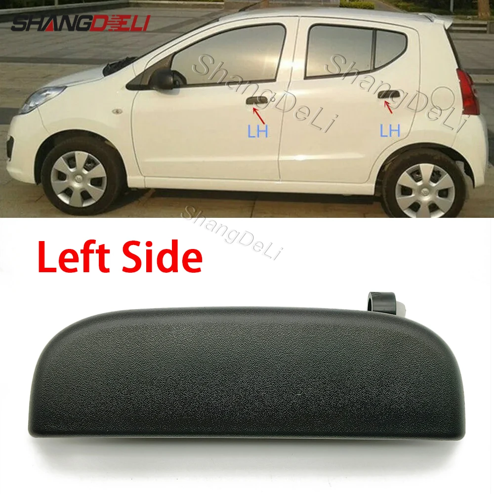 1Pc Black Color Front Rear Left Exterior Outside Door Open Handle For Suzuki Alto 2009 2010 2011 2012 2013 2014 Car Accessories