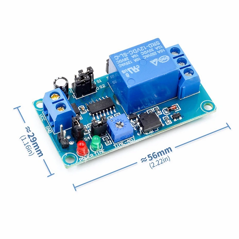 タイマー付きリレースイッチモジュール,12V DC遅延リレー,素晴らしいオファー