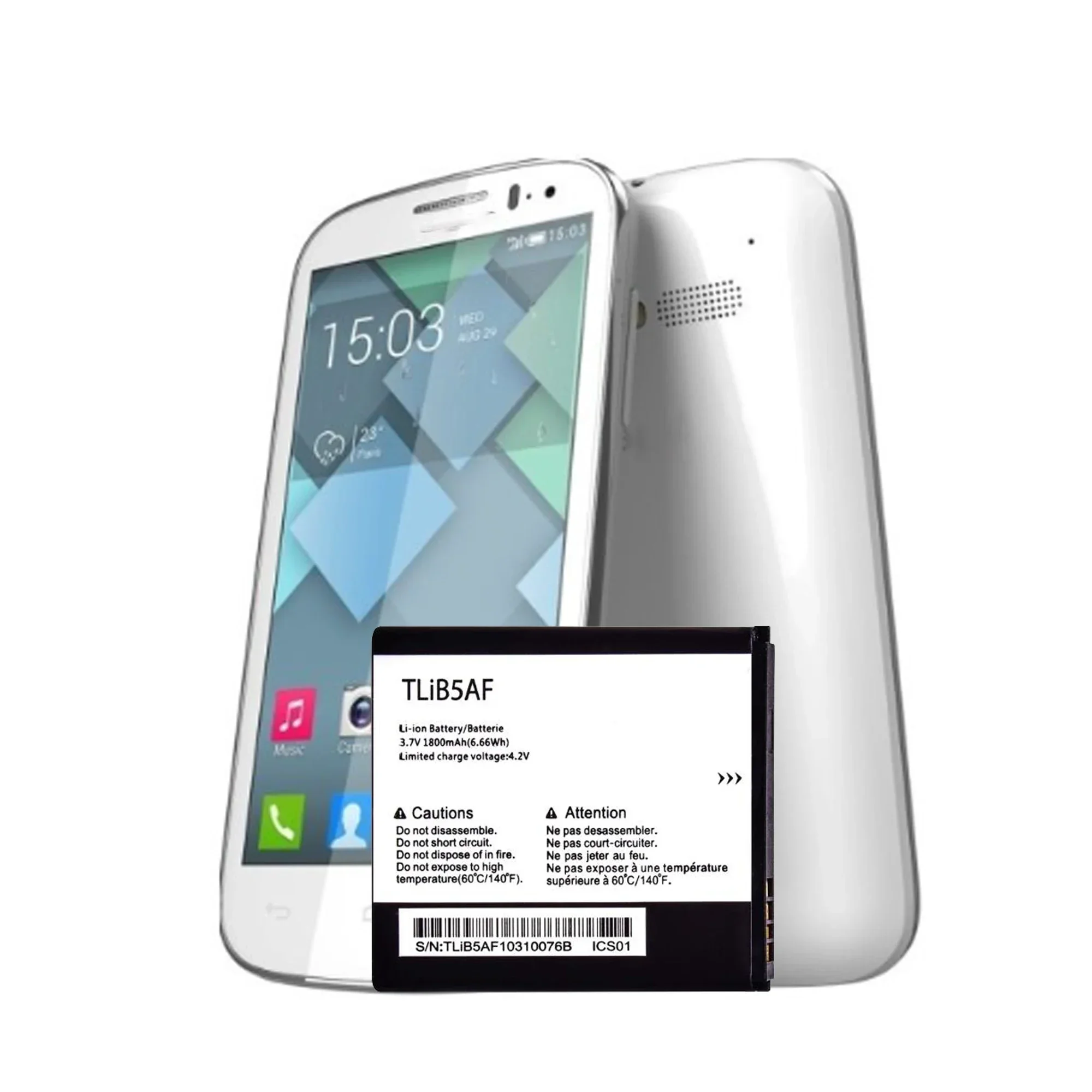 

TLiB5AF Battery For Alcatel One Touch Pop C5 OT 5036 5036D 5037 5037D Original Capacity Mobile Phone Batteries Bateria