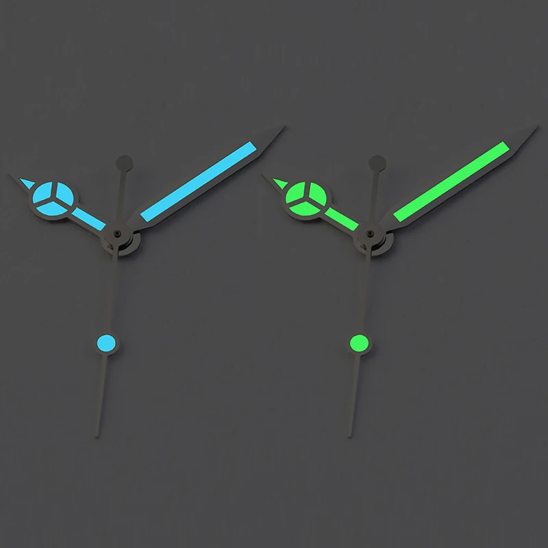 HEIMDALLR Watch Parts Polished Steel/Golden Green/Blue Luminous Diving Watch Hand Suitable For NH35A/NH36A Automatic Movement - Image 6