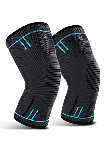 1 Pcs Compression Knee Support Sleeve Elastic Breathable Knee Pads Brace Springs Gym Sports Protector Basketball Volleyball Run