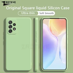 A73 Case ZROTEVE Silky Liquid Silicone Soft Cover For Samsung Galaxy A53 A33 A23 A13 A52 s A52s A72 A34 A54 5G Phone Cases