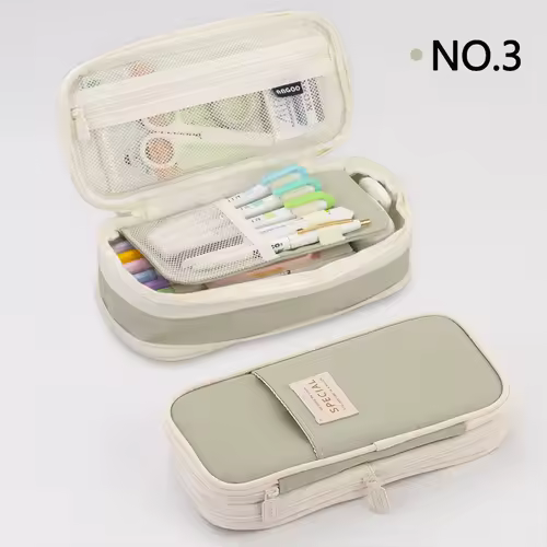 Creative pencil case Large Capacity Double Layers CPC Certification Safe Material School case Pouch Stationery for Girls - Image 12
