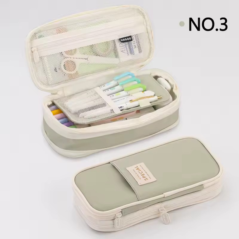 Creative pencil case Large Capacity Double Layers CPC Certification Safe Material School case Pouch Stationery for Girls - Image 12