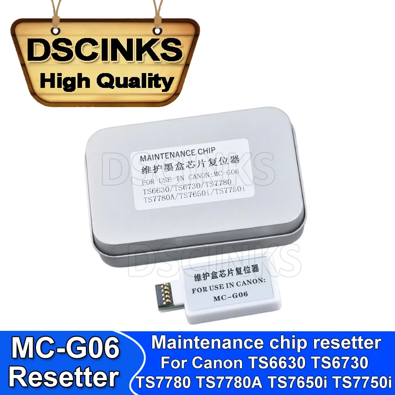 MC-G06 Maintenance chip Resetter For Canon TS6630 TS6730 TS7780 TS7780A TS7650i TS7750i printer MC06 chip resetter