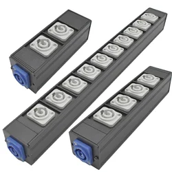 Conector de luz de chasis, adaptador de acoplador de CA de alimentación LED, extensor powercon NAC3MPA NAC3MPB, toma de regleta 20A/250V