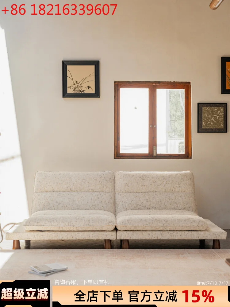 

Пустой французский складной диван-кровать Vientiane, многофункциональный тканевый модульный диван