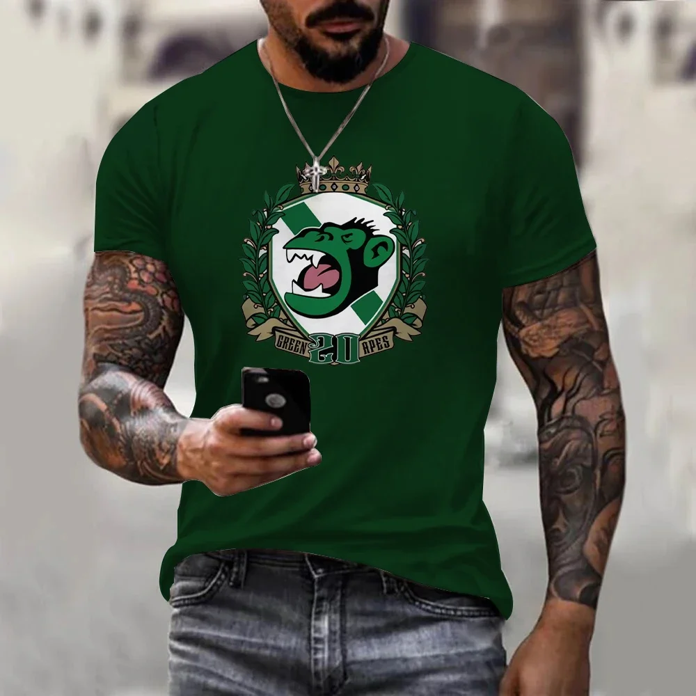 2025 nueva camiseta Maccabi Haifa, camisetas para hombres, camiseta con estampado 3d, camisetas deportivas de manga corta de Israel, camisetas transpirables, ropa para hombres