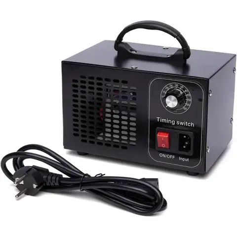 220V 60g Ozone Generator 60000 Mg/h O3 Ozone Device,Apartment Ozone Air Purifier with Timer, Home Air Purification EU Plug