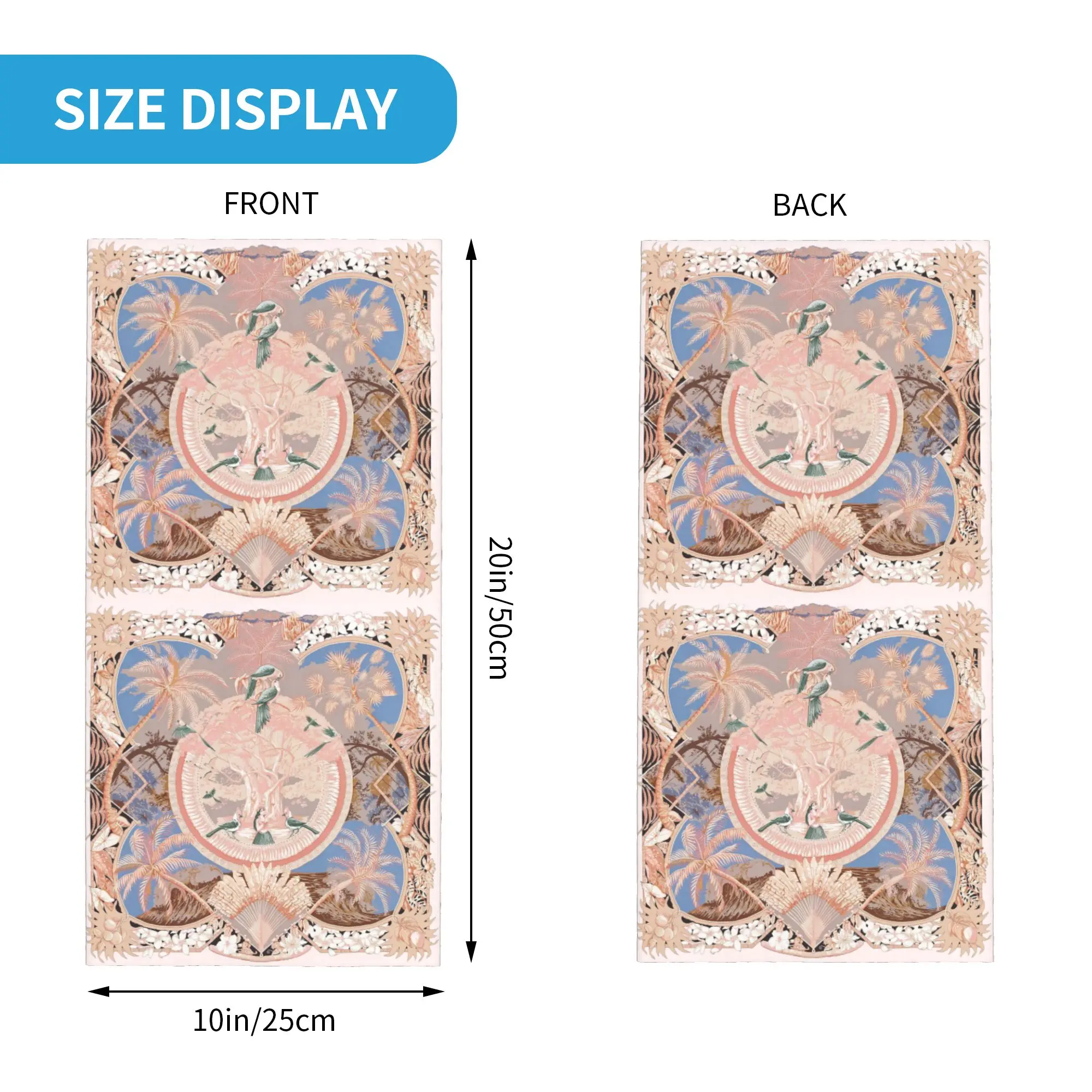 Eden and Snake forbidden Fruit Design Bandana Neck Cover Printed Wrap Mask Scarf Cycling Scarf Hiking Fishing for Men Women
