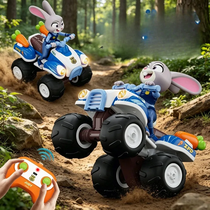 

Cute Judy Hopps Nick Wilde Remote Control Stunt Beach Buggy Electric Toy Car Off Road High Speed Vehicle Cartoon Cartoon Gift