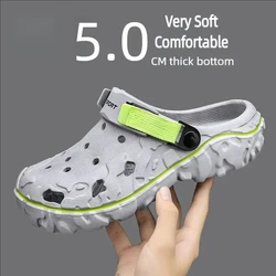 Youpin EVA Slippers Summer Soft-soled Platform Slides Sandals Indoor Outdoor Walking Beach Shoes Flip Flops Big Size Mens Shoes