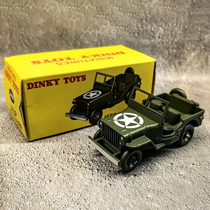 

DINKY 1:43 Scale Diecast Alloy JEEP MILITAIRE WWII Willis Off-road Vehicle Toys Cars Model Classics Adult Gift Souvenir Display