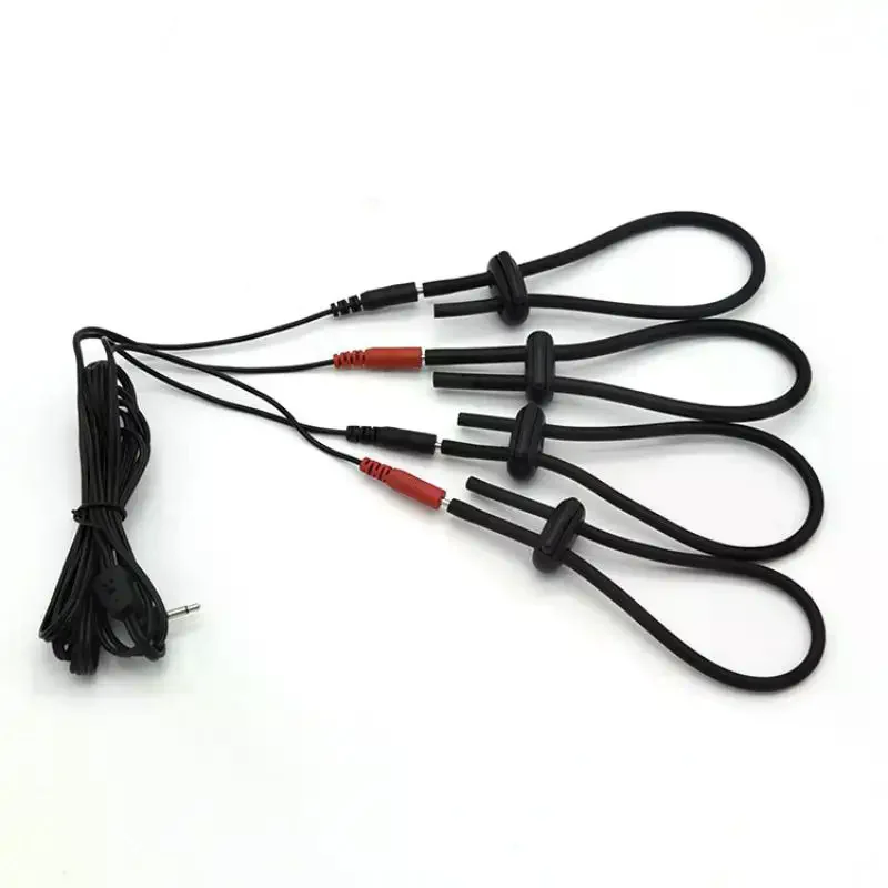 Electric Stimulation Penis Ring Accessories Adjustable Design Multiple Styles For Adult Intimate Bedroom Use