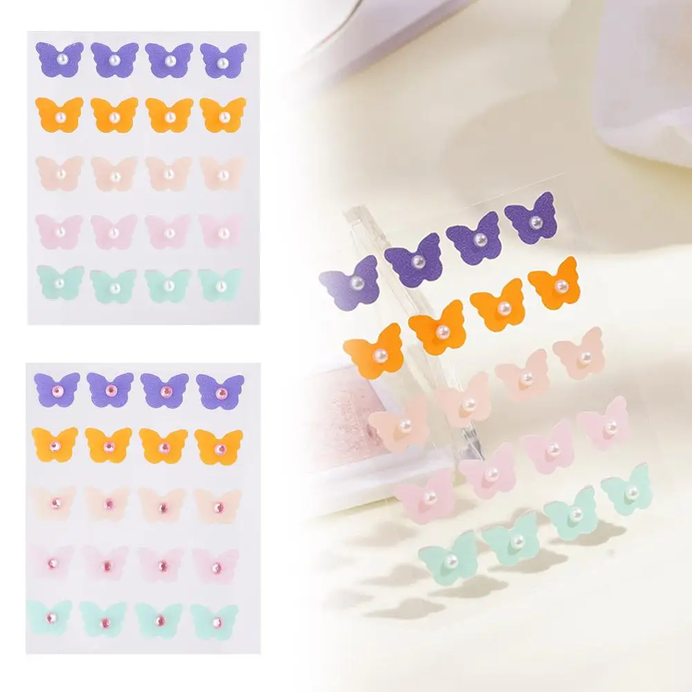 Colored Heart Diamond Pimple Patches Anti-acne Marks Spots Concealer Repair Sticker Patches Waterproof Hydrocollo C1q4