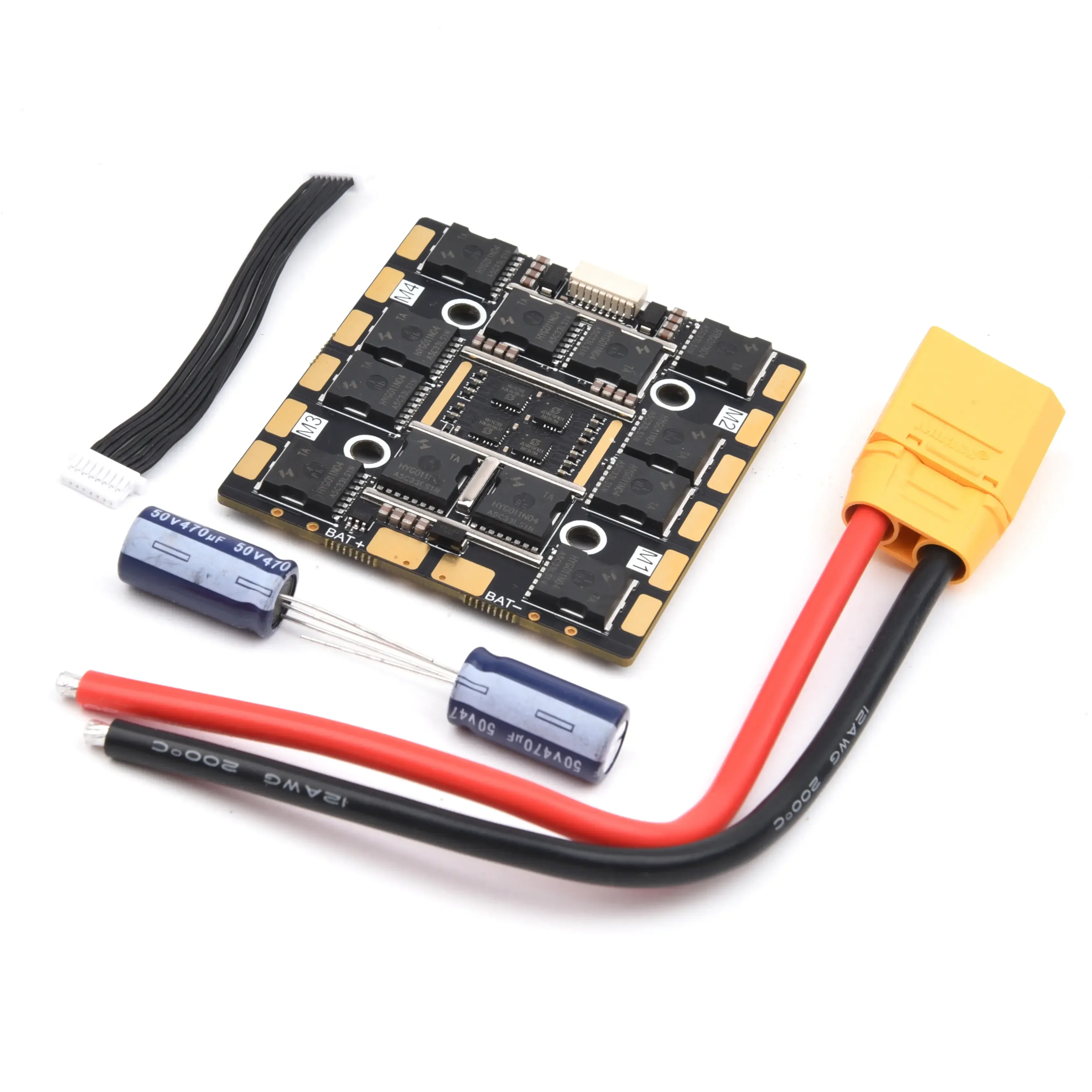 BoMaSF722 Flight Controller FC 3-8S Lipo 5V/9V BEC & 100A 4in1 30.5x30.5mm BLheli_S ESC Stacks For RC FPV Racing Freestyle Drone