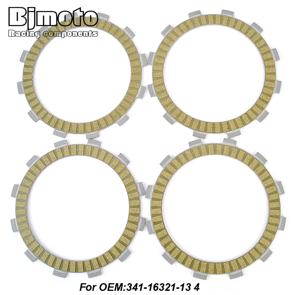 

Clutch Friction Disc And Steel Plate Clutch Kit For Yamaha XS250 XS 250 Special 1982 XS250S 1984 341-16321-13 4