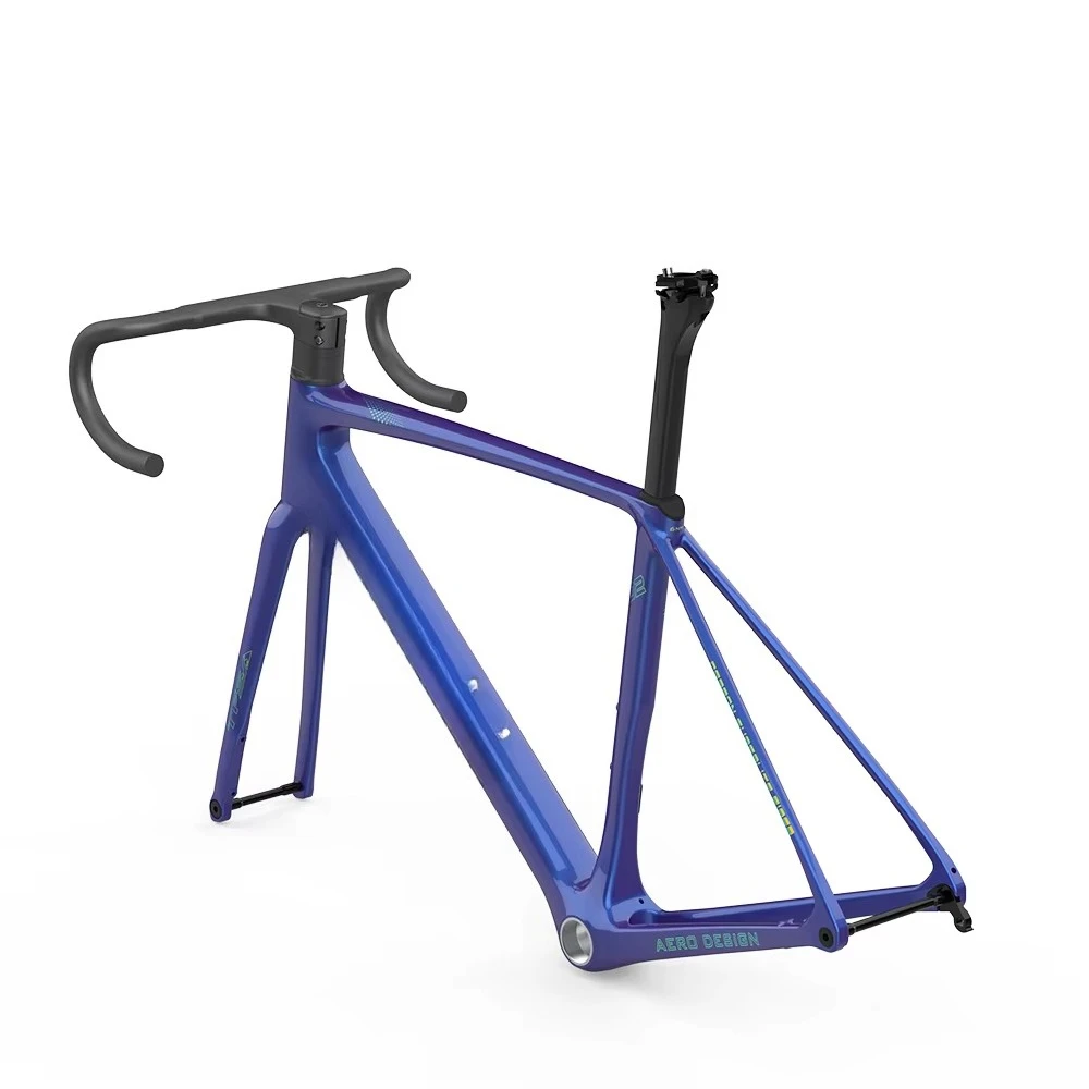 2023 جديد وصول JH-15 مكبح قرصي 700C سباق إطار دراجة هوائية من خلال المحور 12*142 مللي متر ألياف الكربون الطريق إطار دراجة هوائية لقطع غيار الدراجات #2