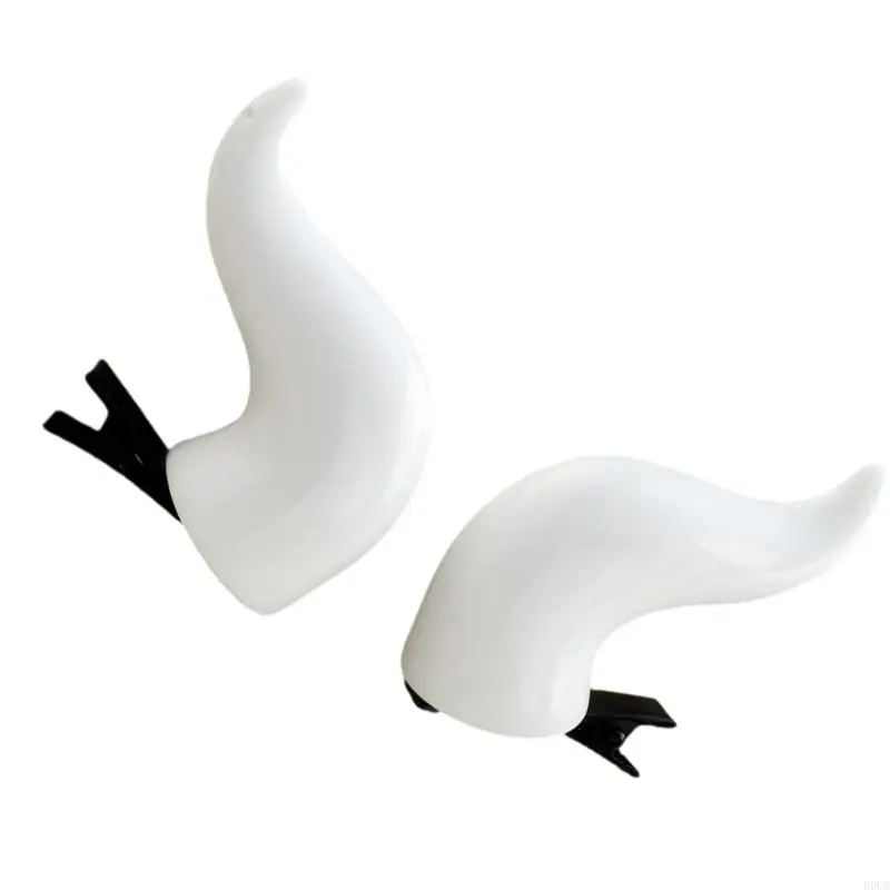 D0UB Devil Horn Hair Clip Cosplay Kostüm Dressing Duckbill Clip Party Kopfstück