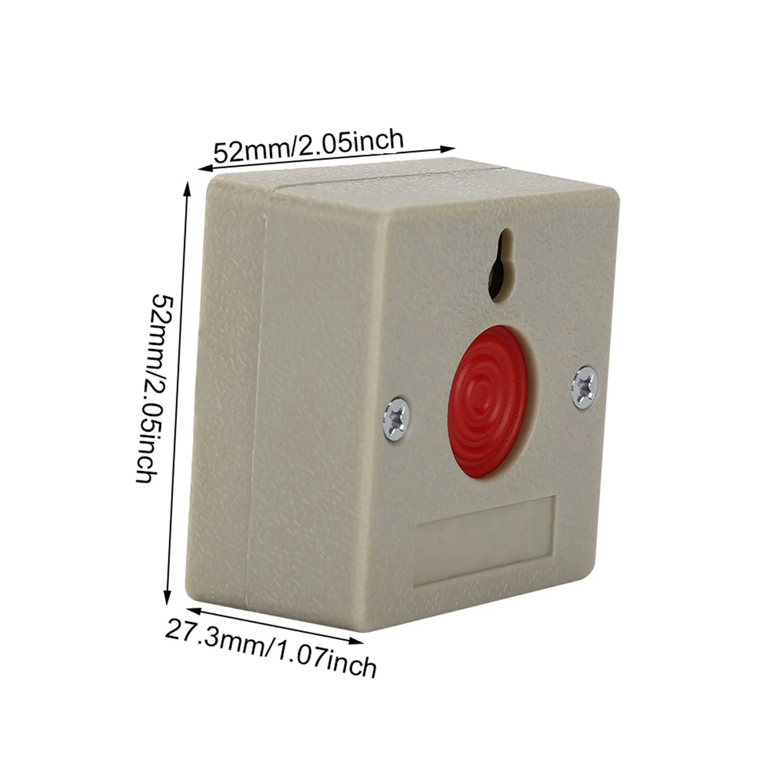 DC 24V Wired Safe Security Plastic Family Office Mini Emergency Alarm Panic Push Button