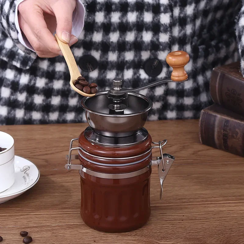 Hand crank coffee bean grinder grinder small coffee grinder