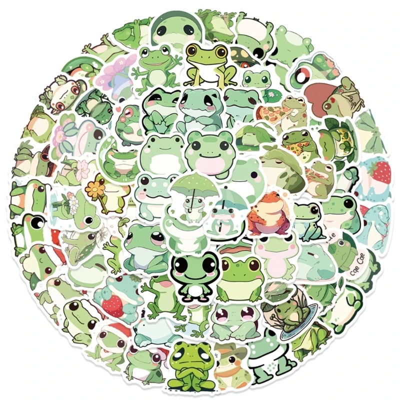 물병 노트북 펜 케이스에 대 한 100Pcs 동물 스티커 만화 동물 스티커