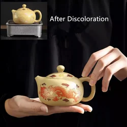 Purple Clay Teapots Color-changing Tea Pot Handmade Zisha Xishi Teapot Chinese Teaware Set Kungfu Dragon Tea Accessories