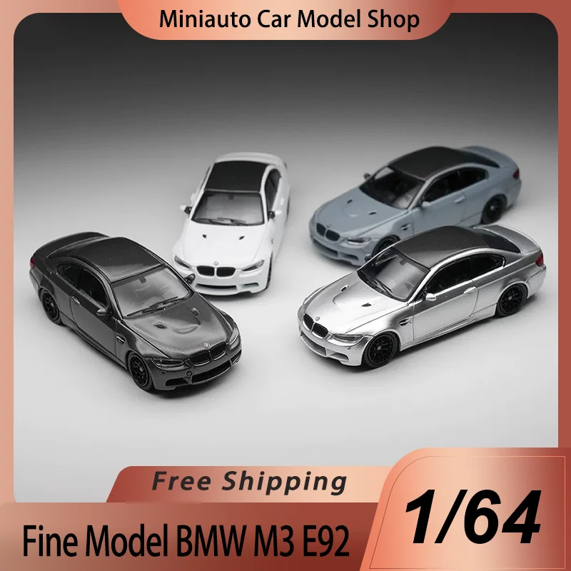 

New In Stock Fine Model Fm 1:64 Lbwk Bmw M3 E92 Lb Alloy Miniature Diecast Model Bmw Sports Car Model Toys Kids Ornament Gift