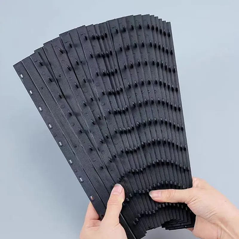 30pcs Multi-Size PVC 12.5-20mm 10 Holes Binding Strips Comb Binding Machine Binder Suppliers A4 Comb Plastic Binders Office File