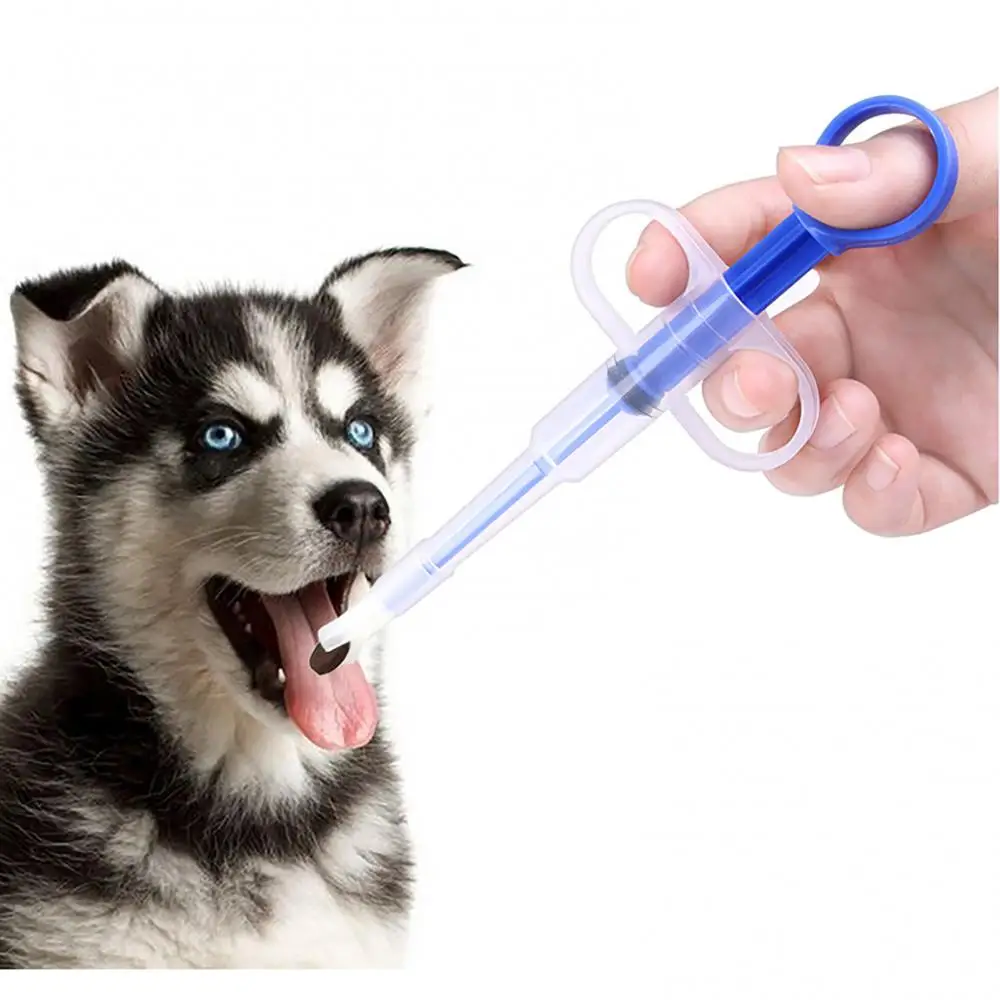 2022 New Pet Dog Cat Tablet Pill Gun Piller Push Dispenser Medicine Water Syringe Feed Dog Supplies